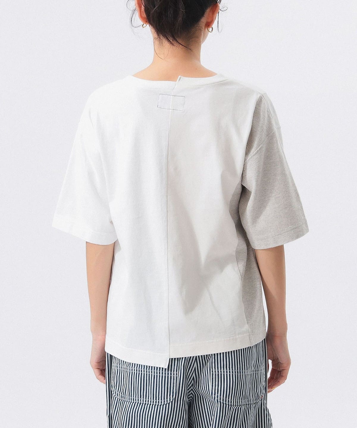 BEAMS x THE NORTH FACE PURPLE LABEL Asymmetric Logo T-shirt 25SS