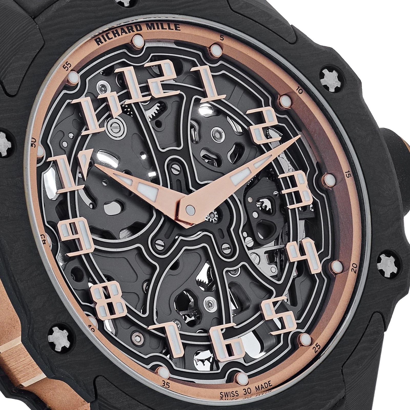 Richard Mille RM 33-02 Super Clone Watch – Carbon TPT Case Automatic Skeleton Dial Replica