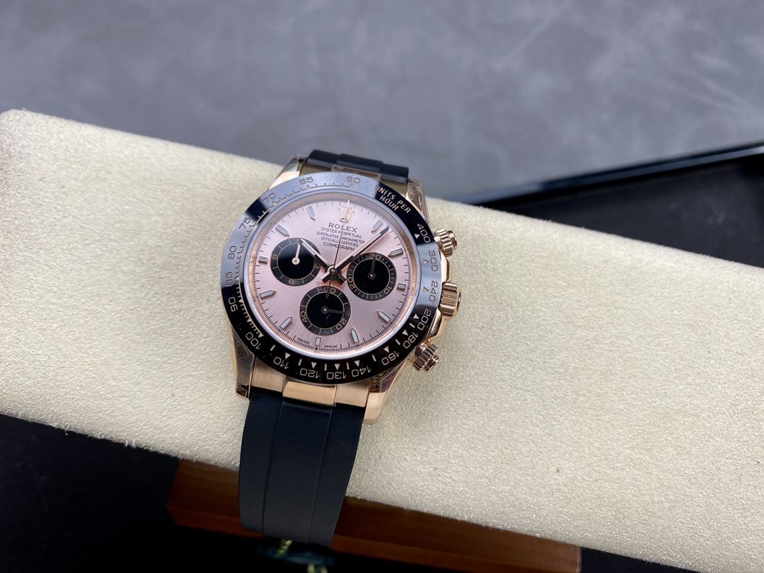 Rolex Daytona 126515LN 0006 Sundust 40mm Everose Gold Oysterflex 2025-fasswatch