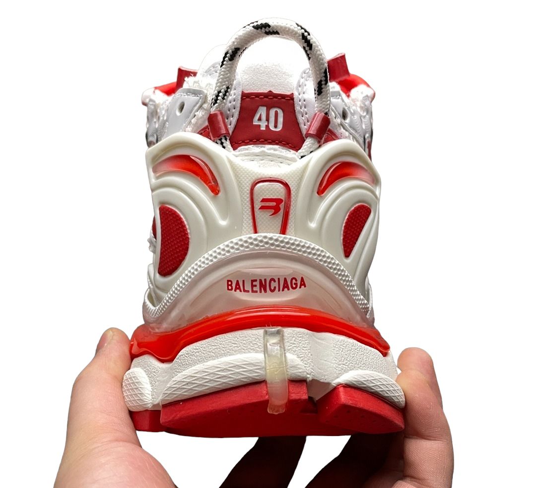 Balenciaga Runner Trainer in White Red、mysite、Cacoeks