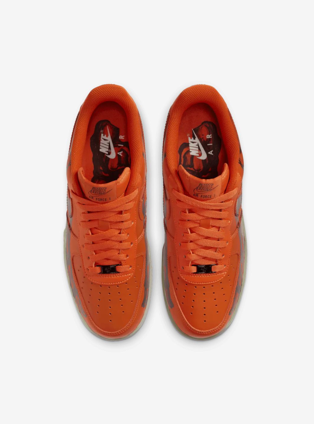Nike Air Force 1 Low Orange Skeleton Halloween (2020)、NIKE、Cacoeks