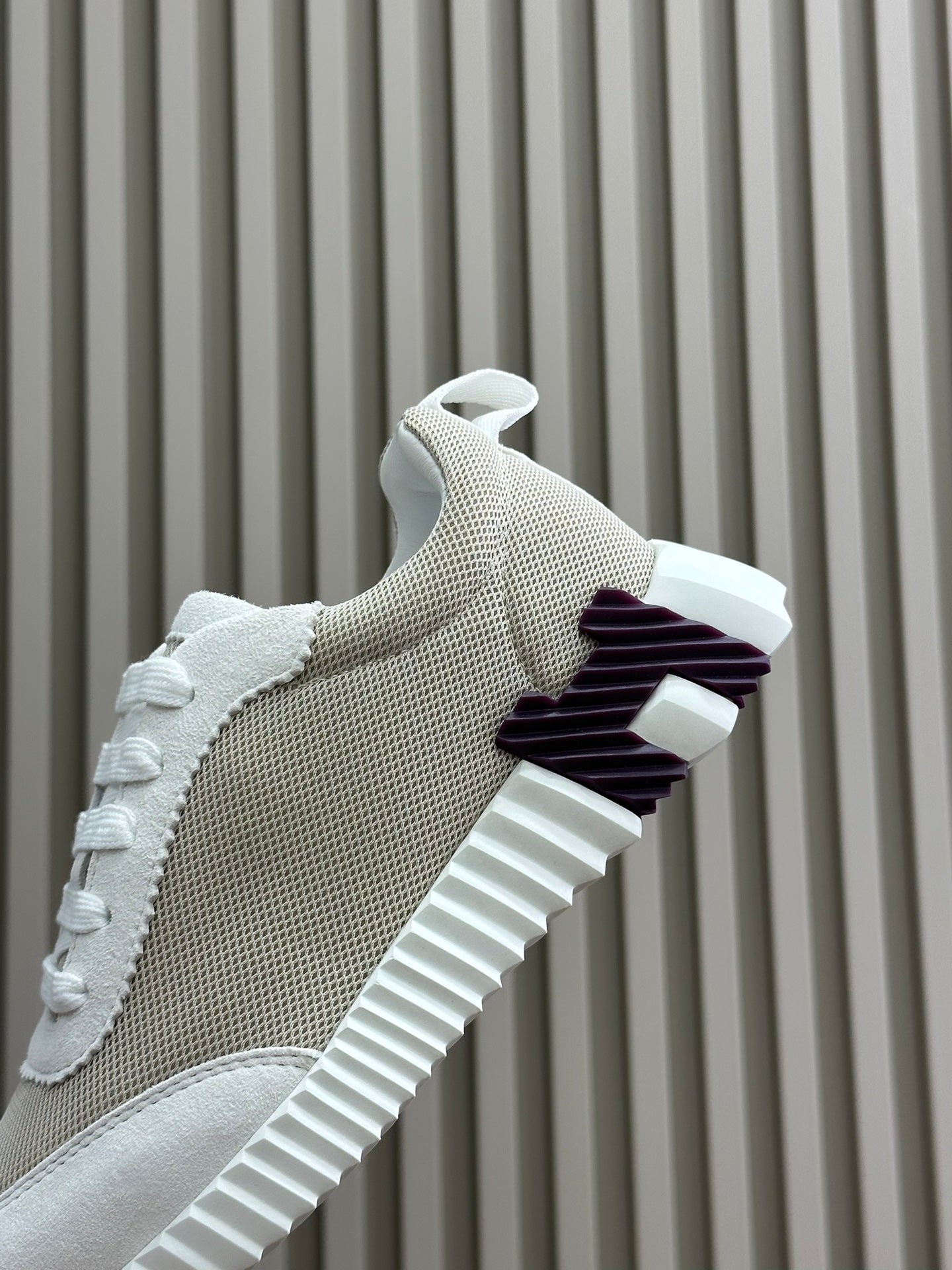 BOUNCING SNEAKERS BRIGHT GRAY CALFSKIN、mysite、Cacoeks