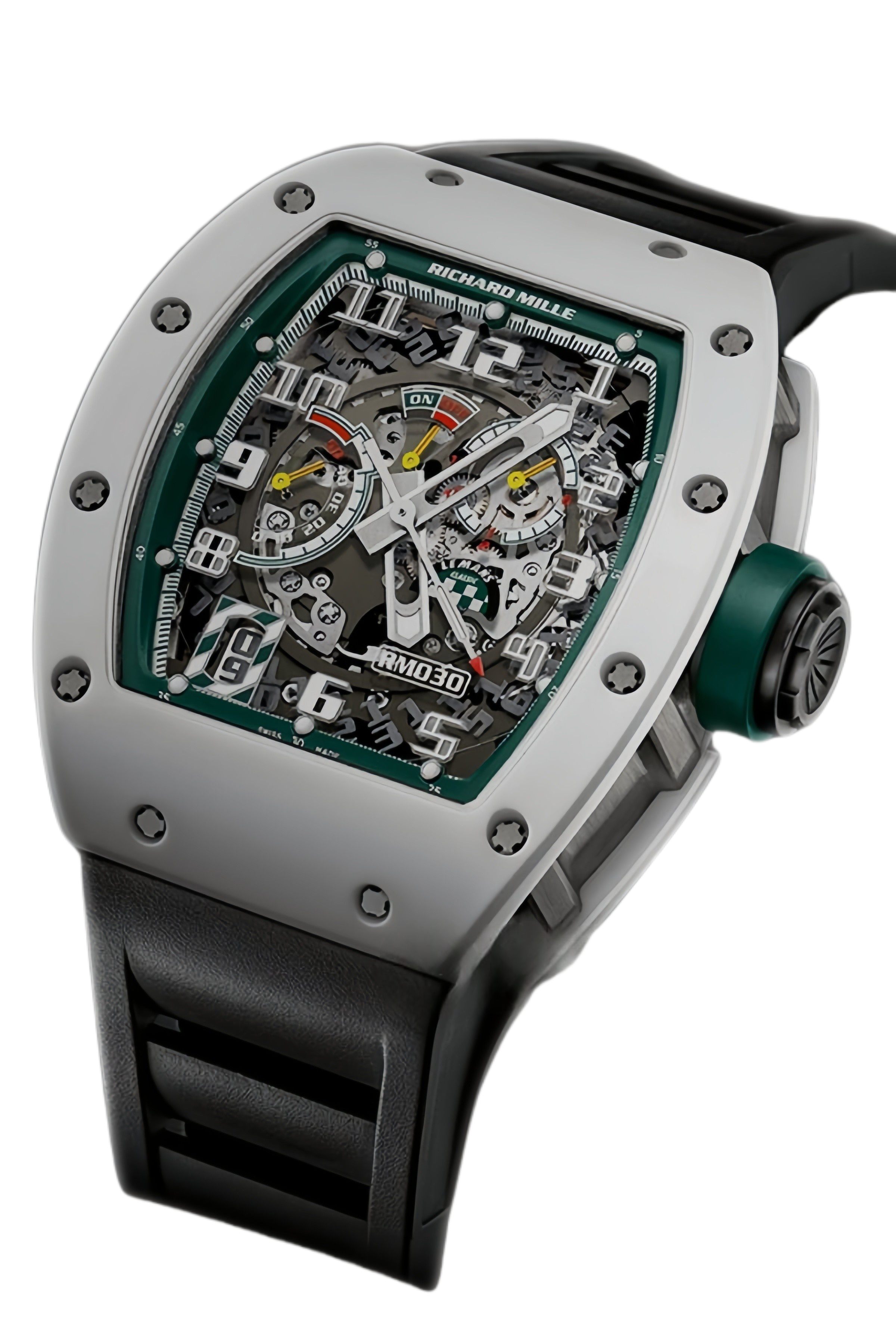 Richard Mille RM 030 Titanium Super Clone Watch – Tonneau Skeleton Dial Replica