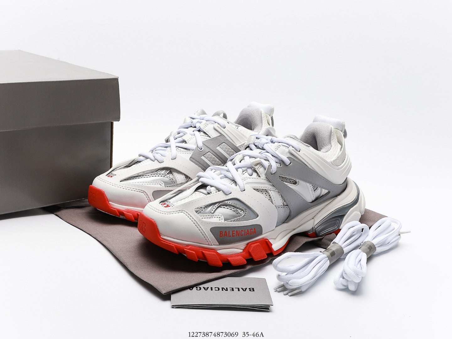 Balenciaga Track Trainer White Fluo Pink、mysite、Cacoeks