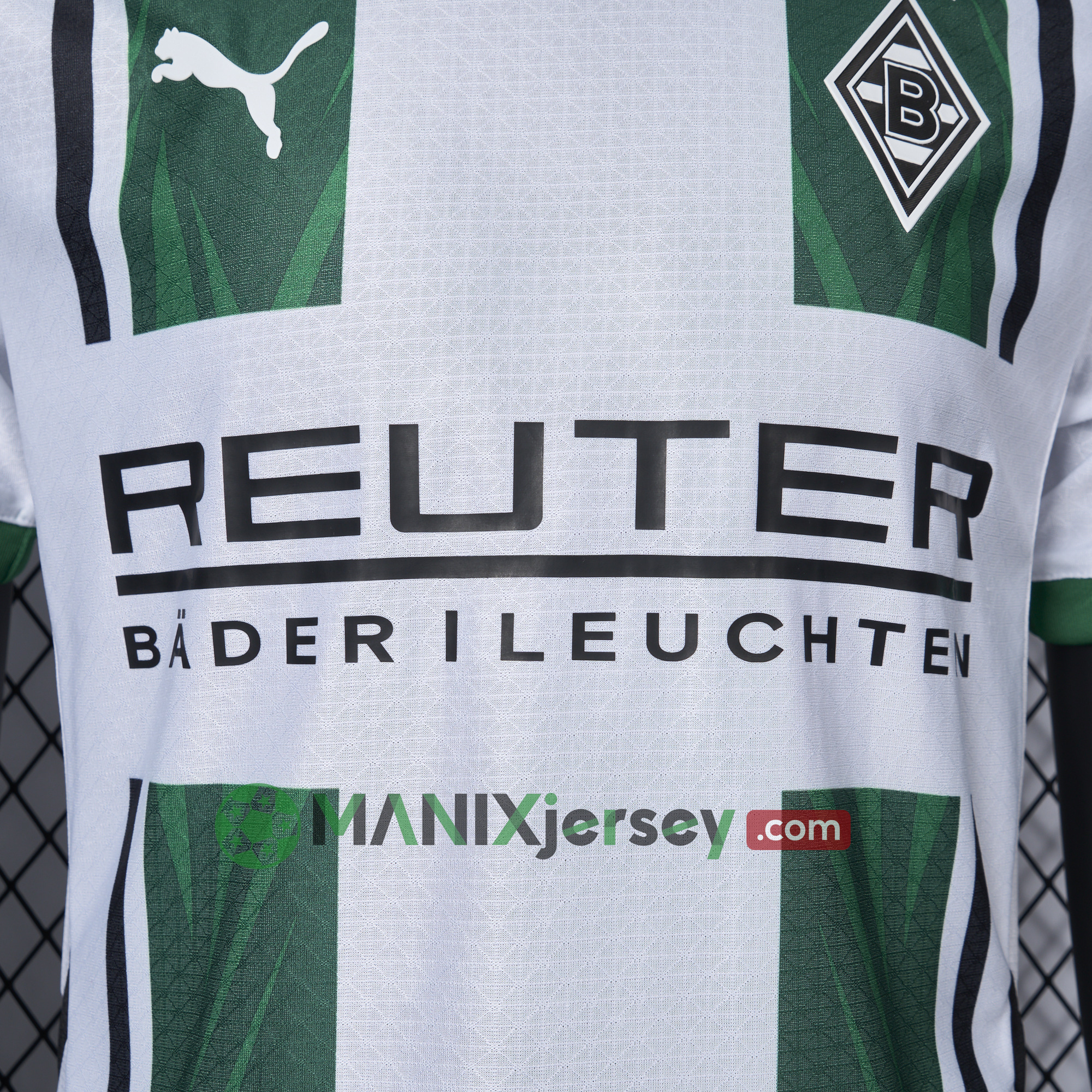 ManixJersey.com | Borussia Mönchengladbach 24-25 Home Jersey - Player Version -Customize Name, Number and Patch | Worldwide Shipping