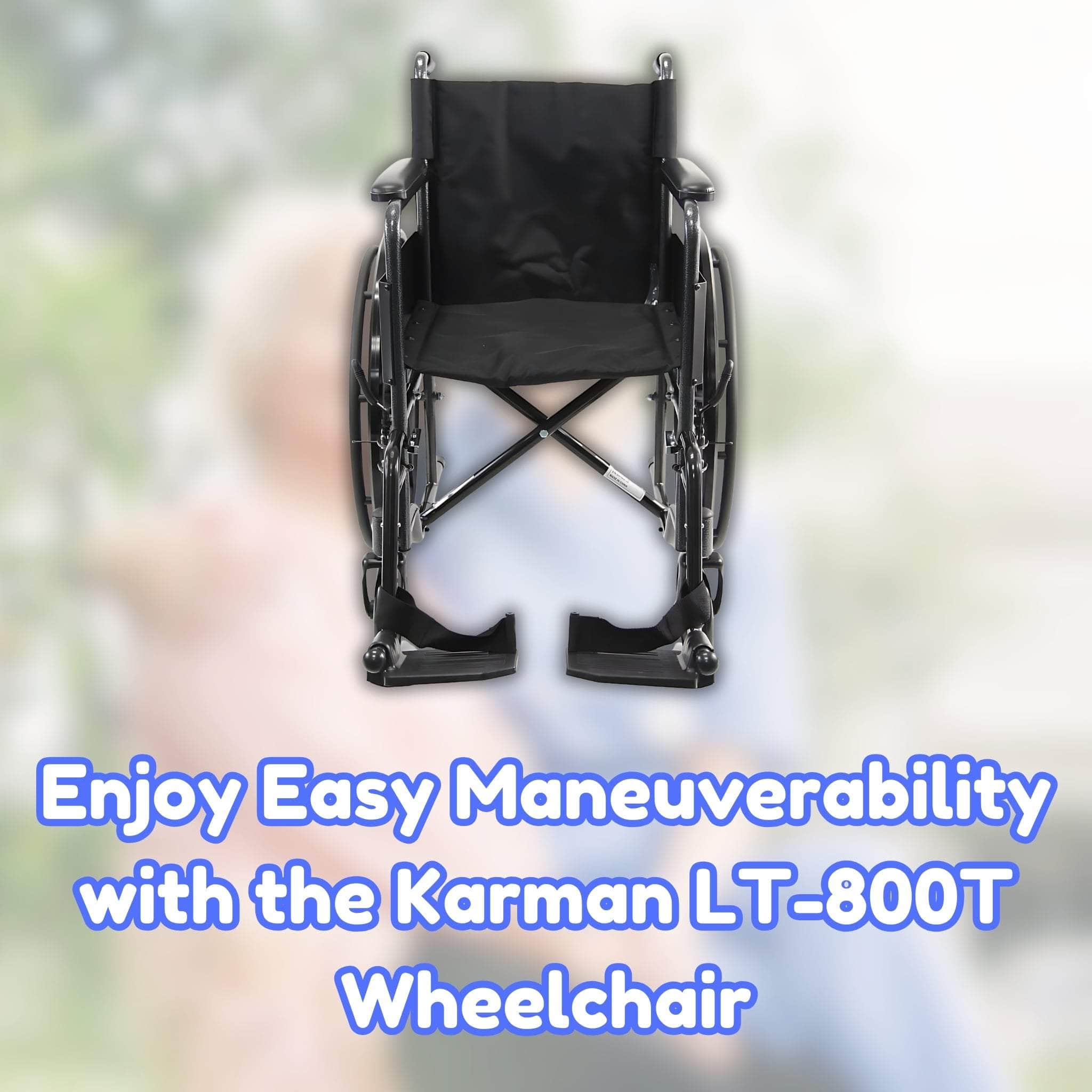 Enjoy Easy Maneuverability with the Karman LT-800T Wheelchair