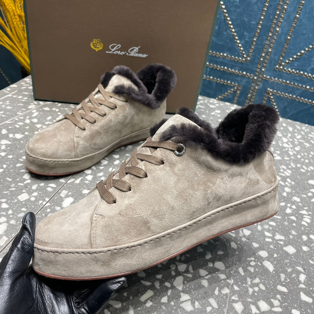 LP WINTER NUAGES SNEAKERS LIGHT GRAY LAMBSKIN、mysite、Cacoeks