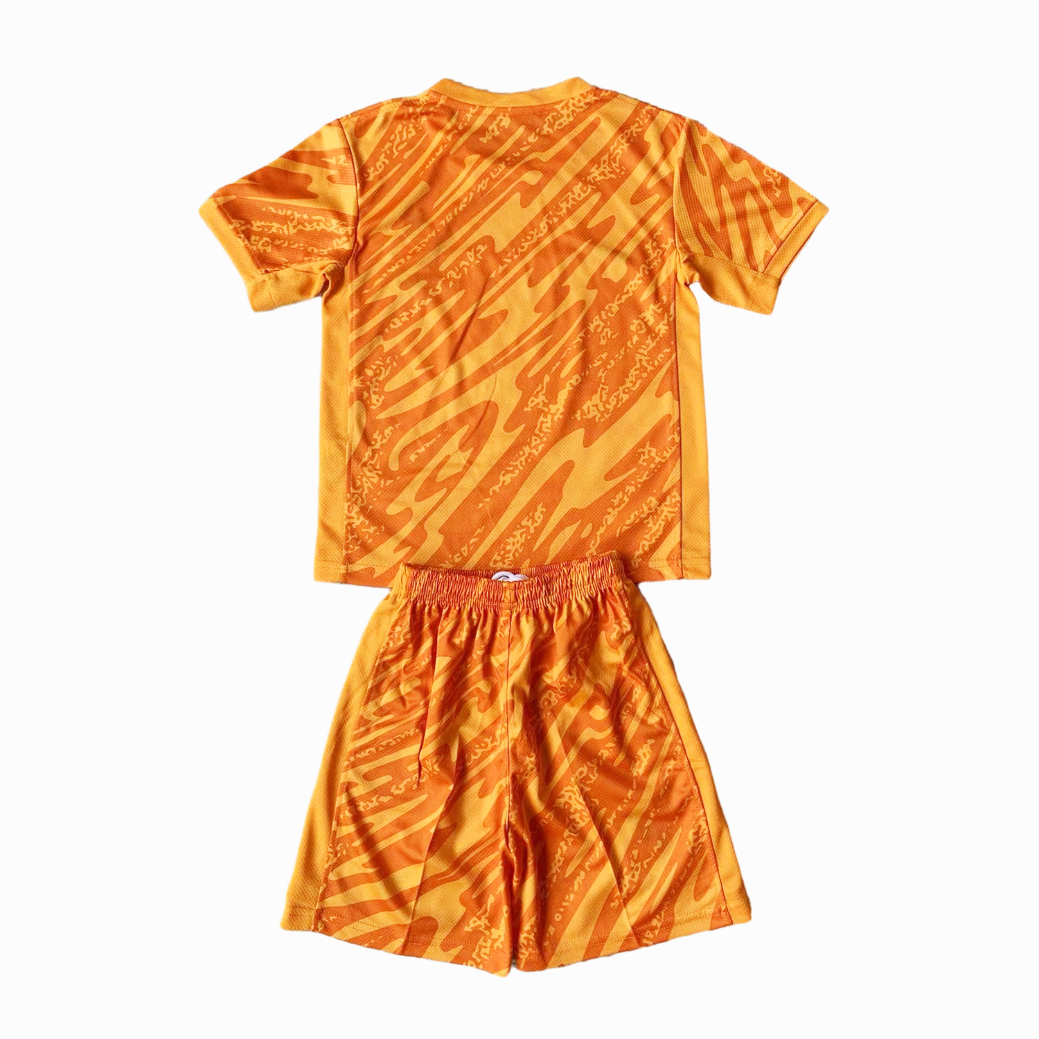 ManixJersey.com | France 2024 Goalkeeper Kids Kit - Orange -Customize Name, Number and Patch | Worldwide Shipping