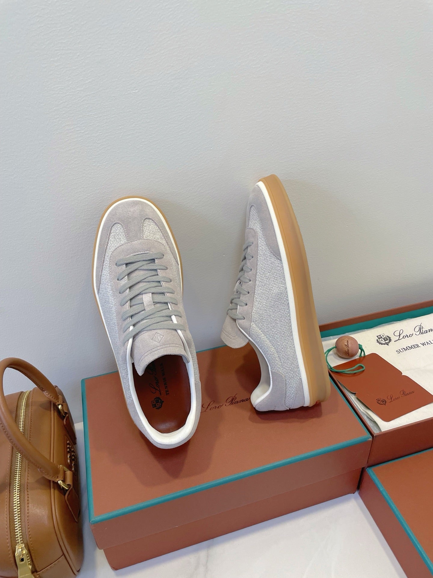 SNEAKERS IN METAL GREY SUEDE WITH CANVAS、mysite、Cacoeks