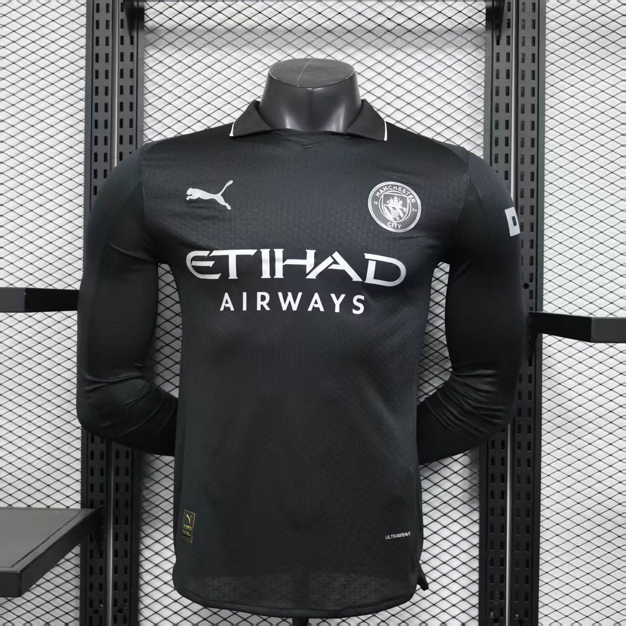 2025/2026 Player Version Long Sleeve Manchester City Away Football Shirt 1:1 Thai Quality:football jersey mysite: unitedjerseyfootball 邓江浪:football