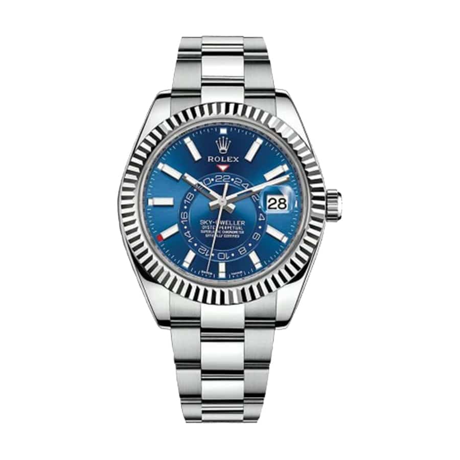Rolex Sky-Dweller Blue Dial Stainless Steel 326934-0003 Oyster Replica-fasswatch