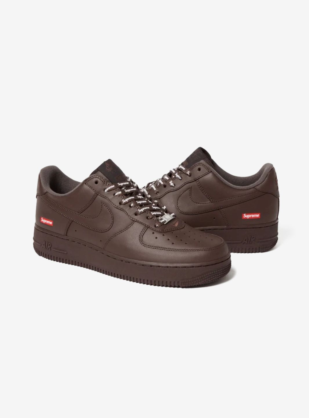 Nike Air Force 1 Low Supreme Baroque Brown、NIKE、Cacoeks