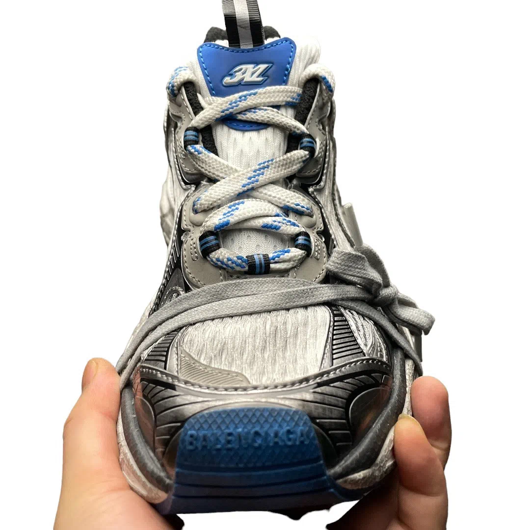 Balenciaga 3XL Sneaker in Grey White Blue、mysite、Cacoeks