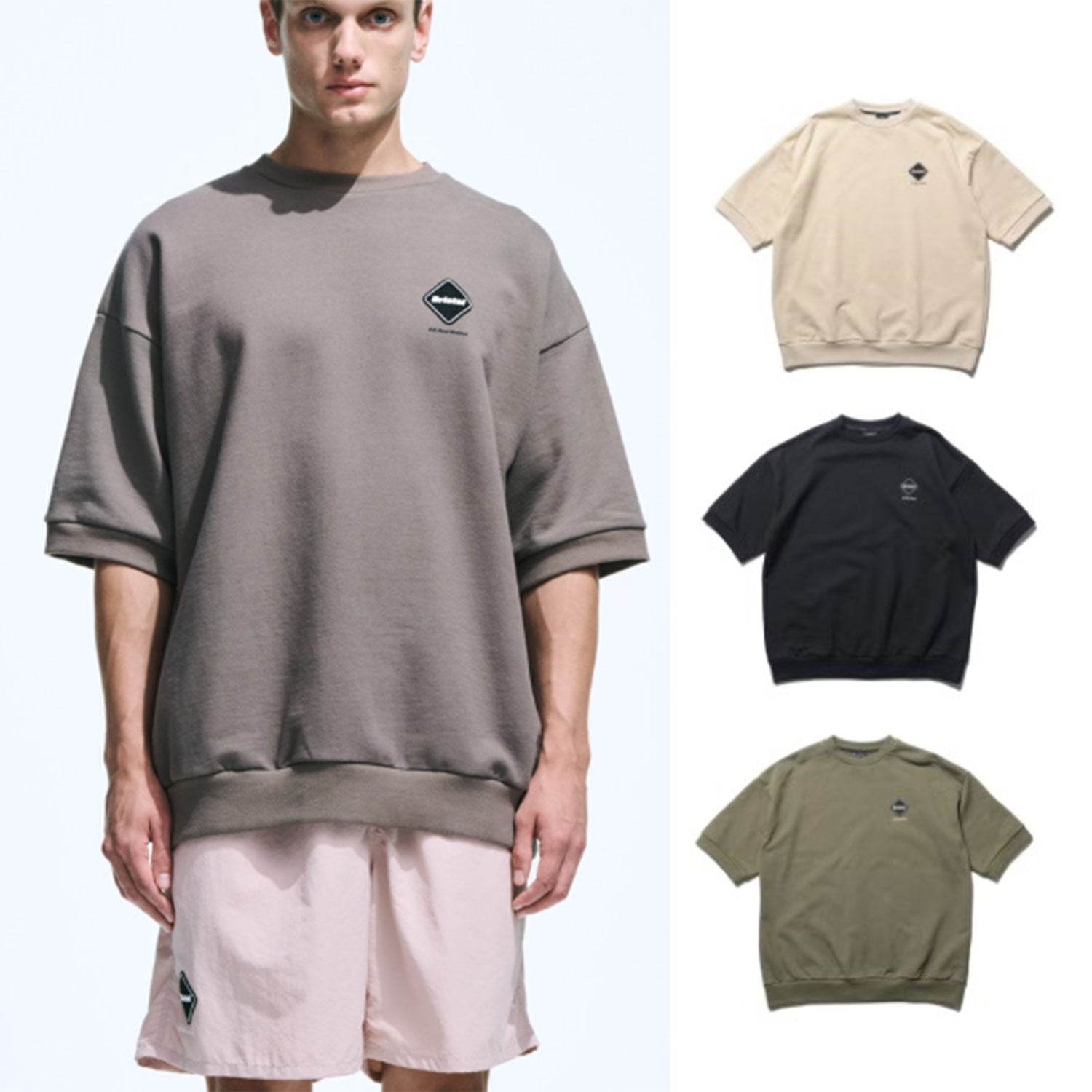 F.C.Real Bristol 25S/S S/S CREWNECK BAGGY SWEAT  FCRB-250077 