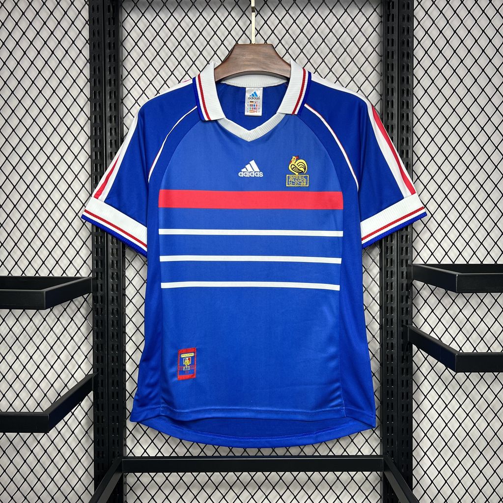 GlobeJersey-Retro France 1998 Home Stadium Jersey