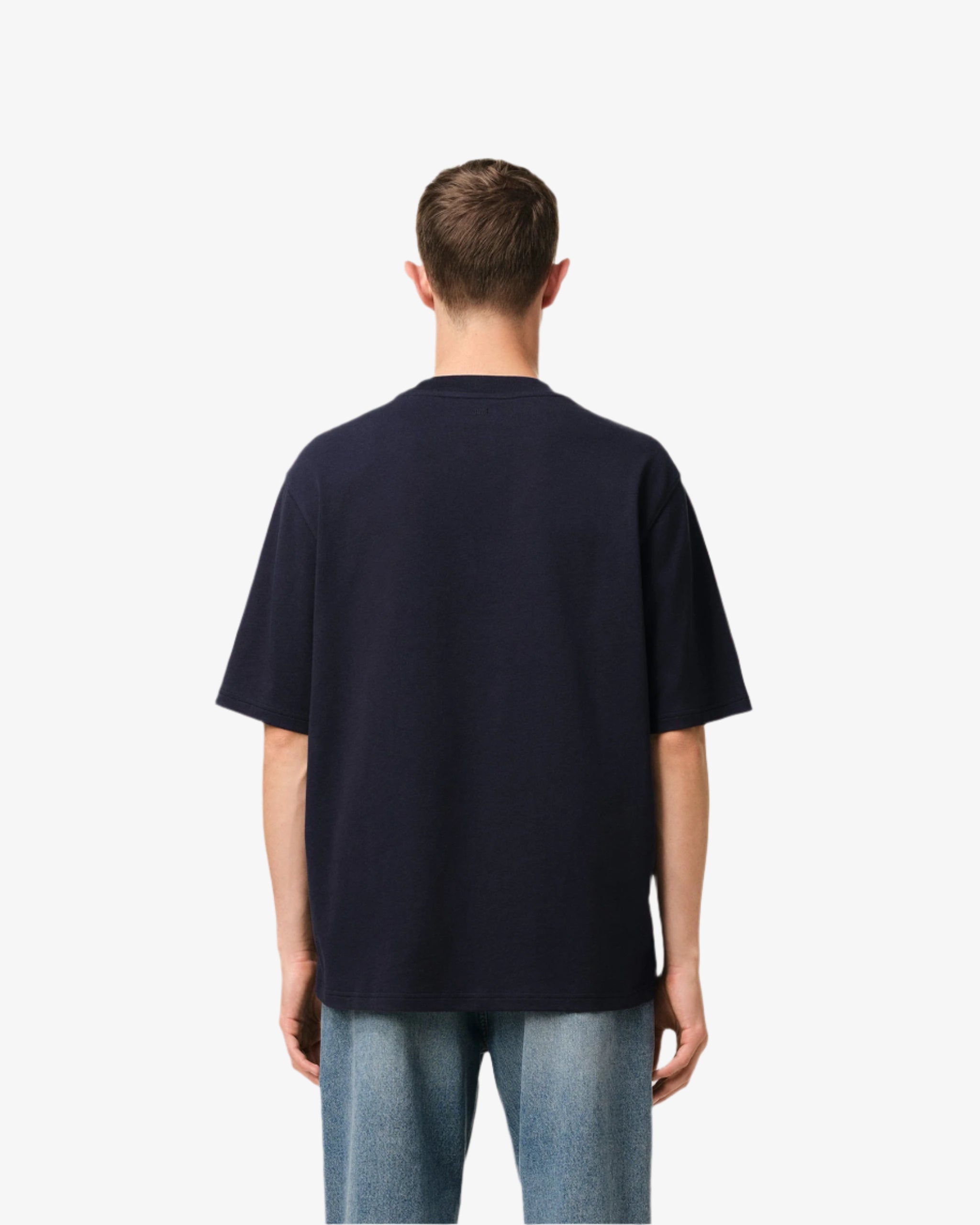 Ami Paris Ami De Coeur Patch T-Shirt Navy Blue、mysite、Cacoeks