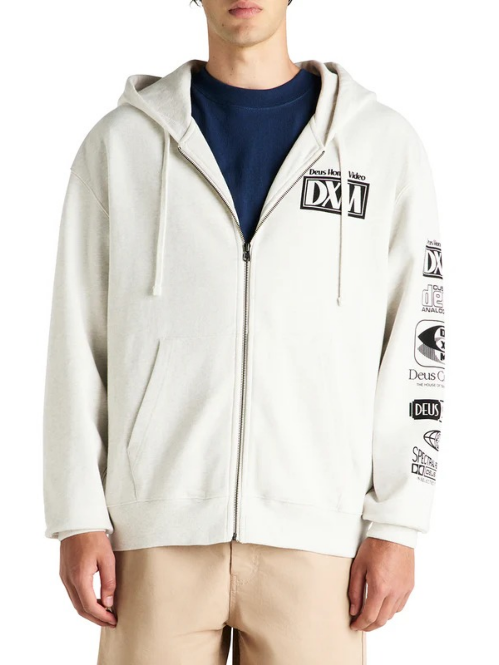 Cinematic Static Zip Hood