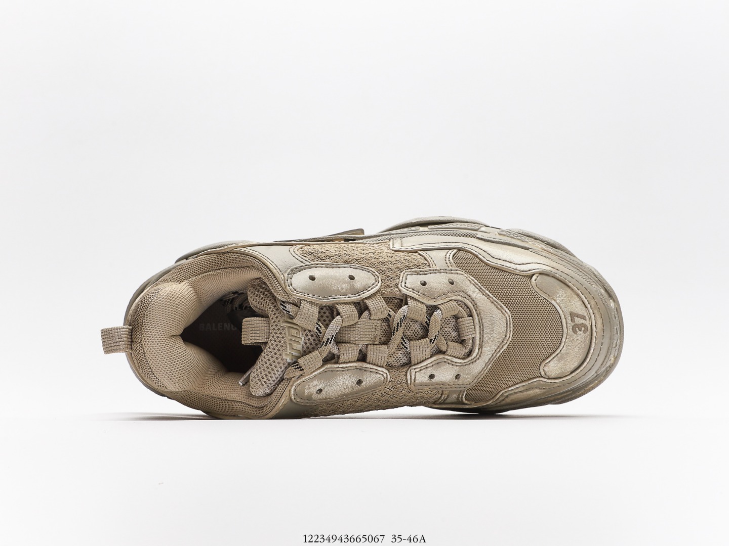 Balenciaga Triple S Sneaker in Faded Beige、mysite、Cacoeks