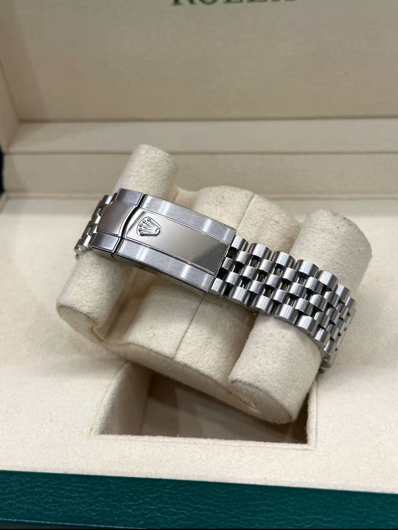 Rolex Datejust 36mm Super Clone Swiss Watch Stainless Steel Jubilee Bracelet Mint Green Dial Ref M126234-0045-3235 Swiss Movement