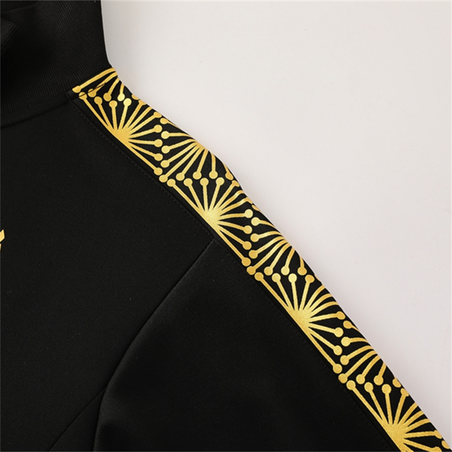 UltraTrikot-Kids Mexico 2025 Gold Cup Kids Jacket Training Tracksuit - Black Top & Pants