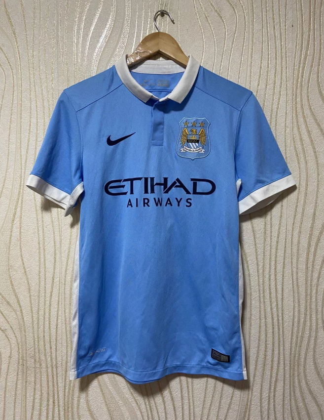 15/16 Retro Manchester City Home Football Shirt-mysite Custom Football Kit- Nextkits