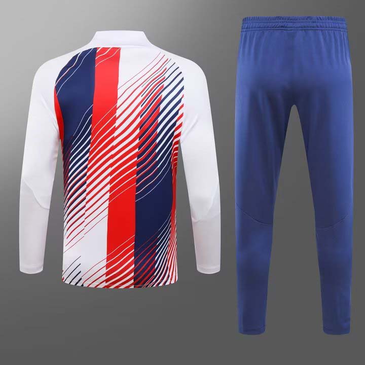 2023/2024 Barcelona Special Edition Half-Pull Training Suit White Jersey Set:football jersey mysite: unitedjerseyfootball 邓江浪:football