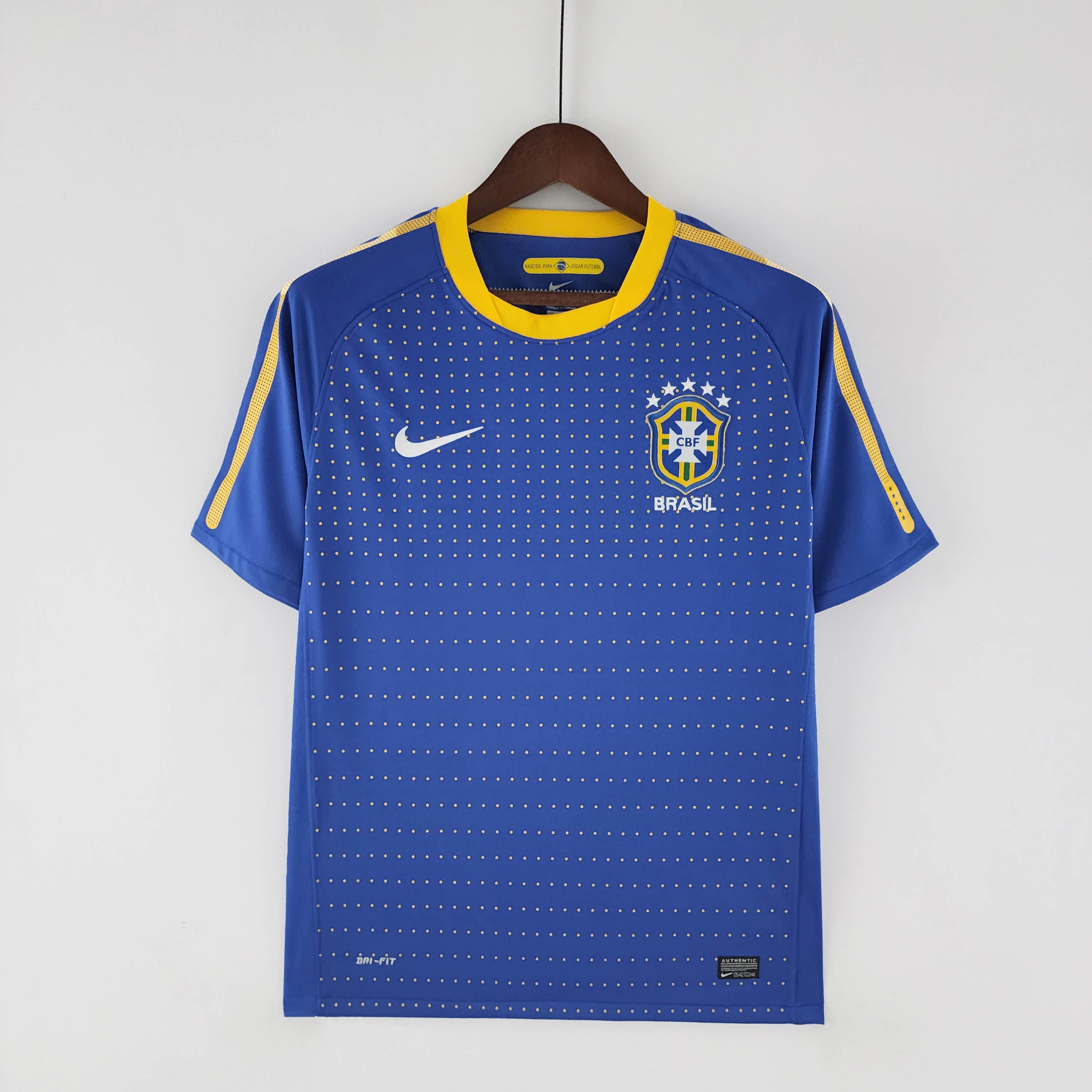 2010 Retro Brazil Away Soccer Jersey-mysite Custom Football Kit- Nextkits