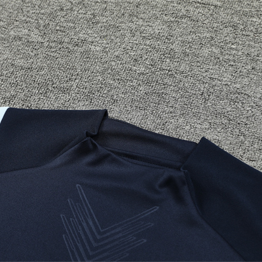 ManixJersey.com | Real Madrid 24-25 Long Sleeve Training Set - Player Version - Royal Blue -Customize Name, Number and Patch | Worldwide Shipping