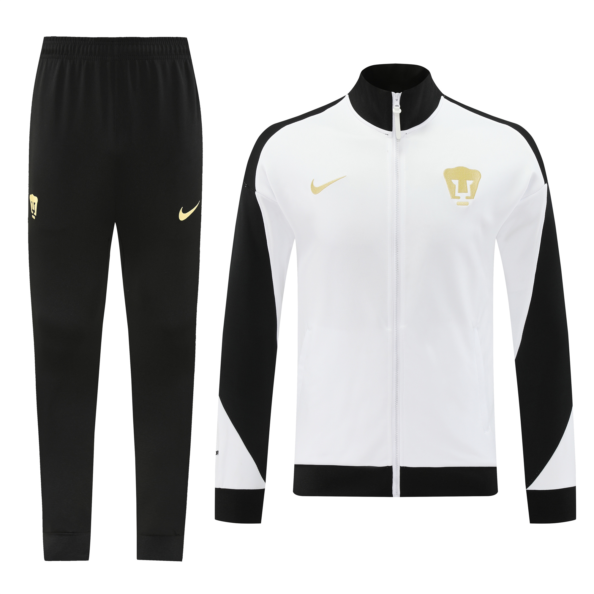 Higojerseys-Pumas UNAM 24-25 Jacket Training Tracksuit - White