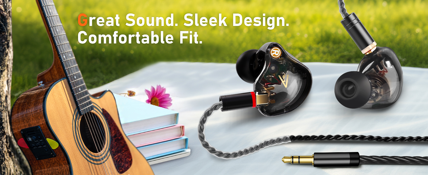 Audiovance Vibes 202 Black_HiFi Wired Earbuds