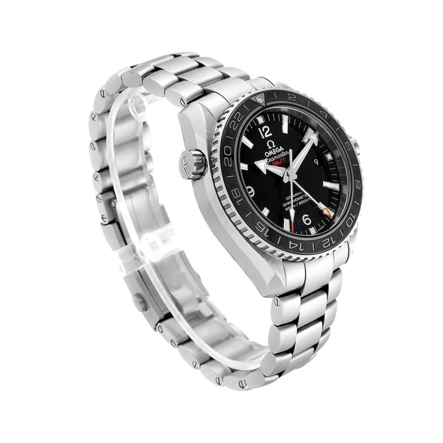 omega seamaster planet ocean steel 232 30 44 22 01 001 black dial 3