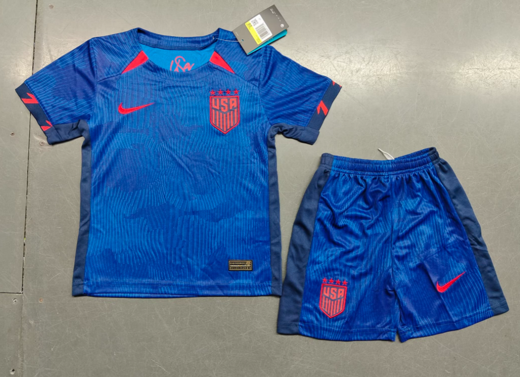 23/24 United States Women Home Football Jersey Kids Size Suit-mysite Custom Football Kit- Nextkits