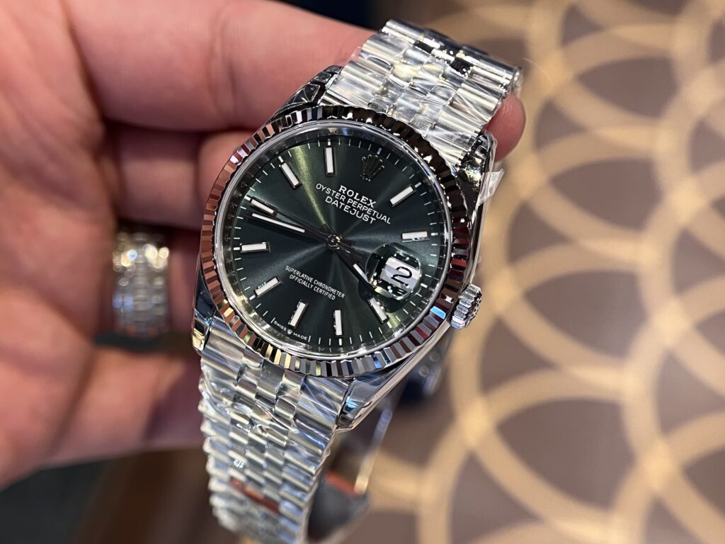 Đồng Hồ Rolex DateJust 126234 Replica 11 Màu Xanh Lá Cây 36mm (2)