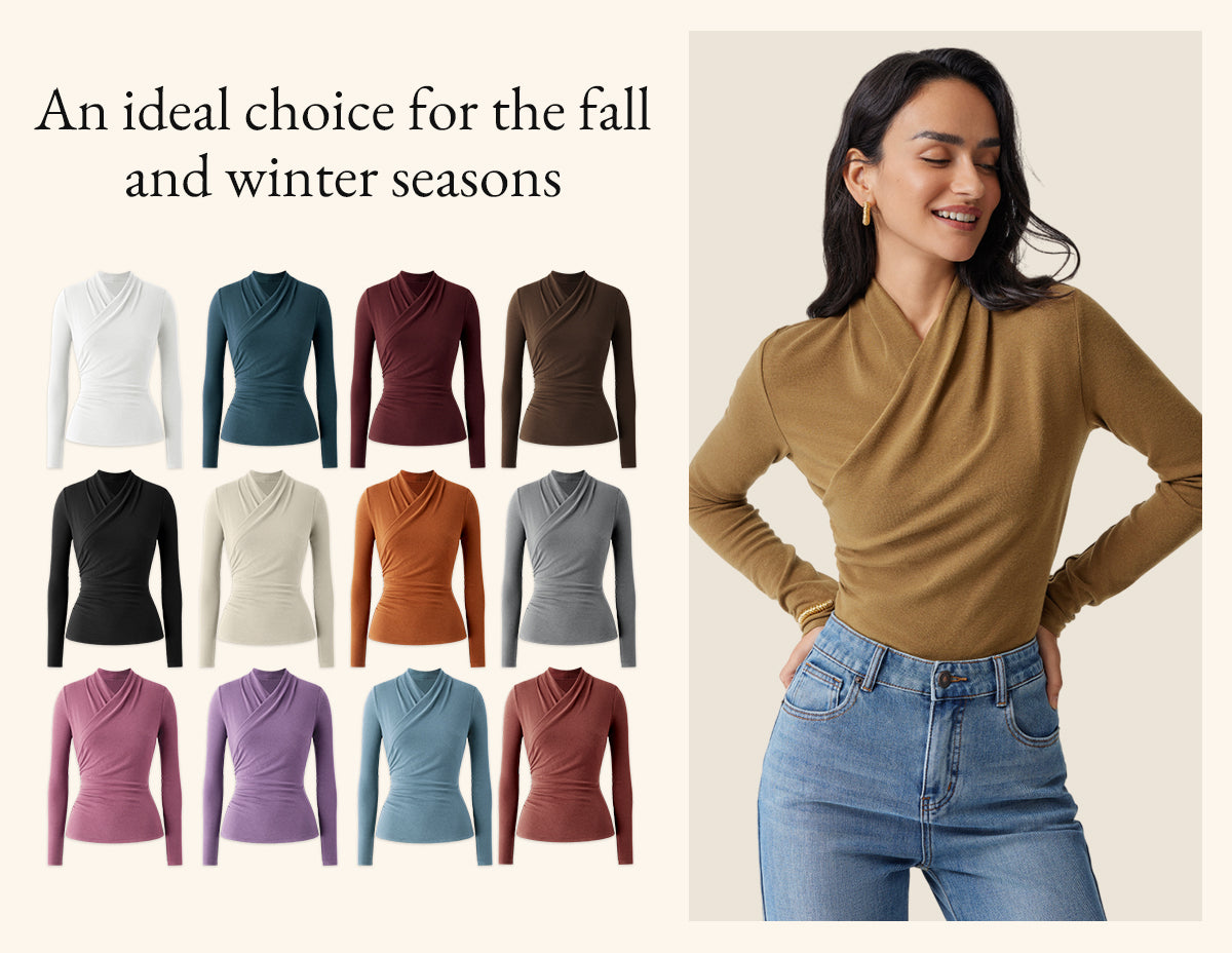 Colorful tops for the fall and winter seasons