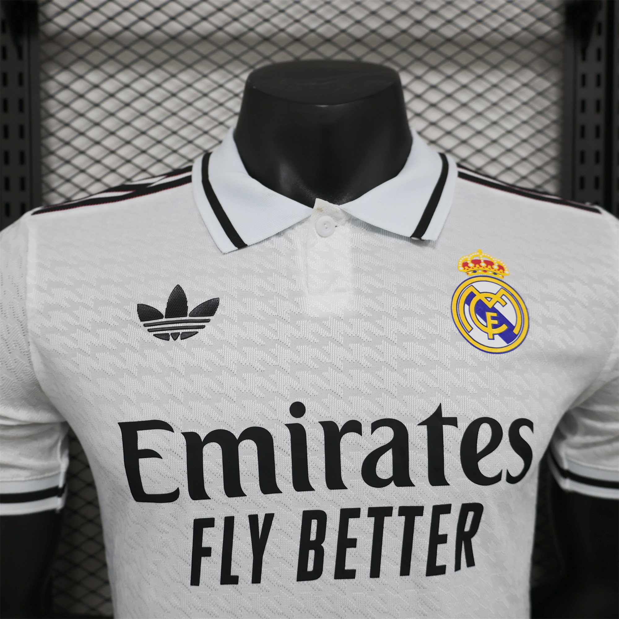 Higojerseys-Real Madrid 24-25 Originals White POLO Jersey - Player Version