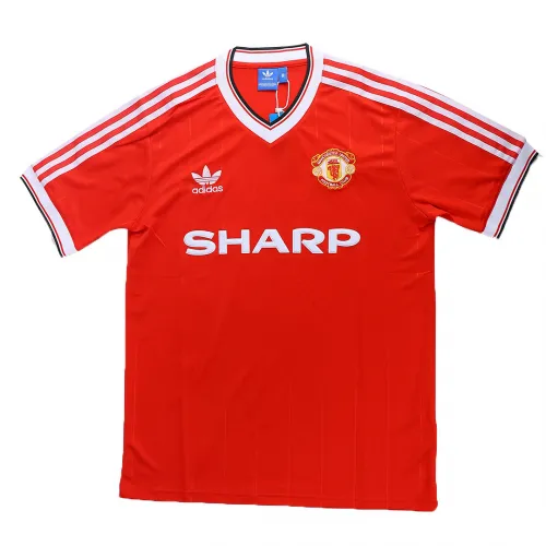 82-84 Manchester United home soccer jersey- Retro version: Ajax 24-25 Home Stadium Jersey - Fans Version mysite: Adidas luxuryfootballshirts.com: https://www.luxuryfootballshirts.com/