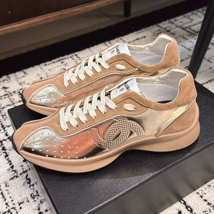 CLASSIC SNEAKERS IN PERU BROWN SHEEPSKIN AND SUEDE、mysite、Cacoeks