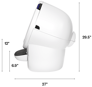 Litter-Robot 4 side tech specs
