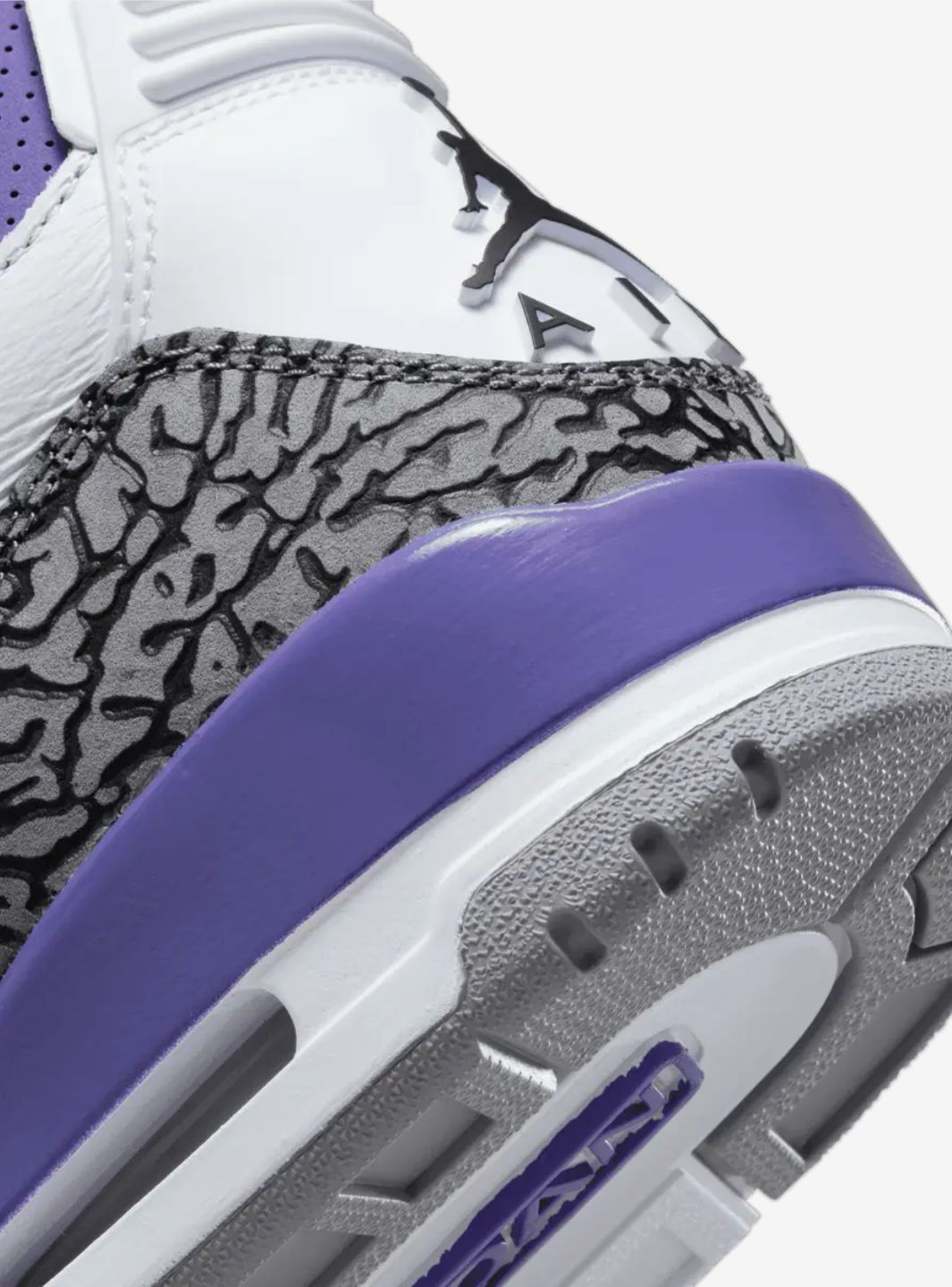 Air Jordan 3 Retro Dark Iris、JORDAN、Cacoeks