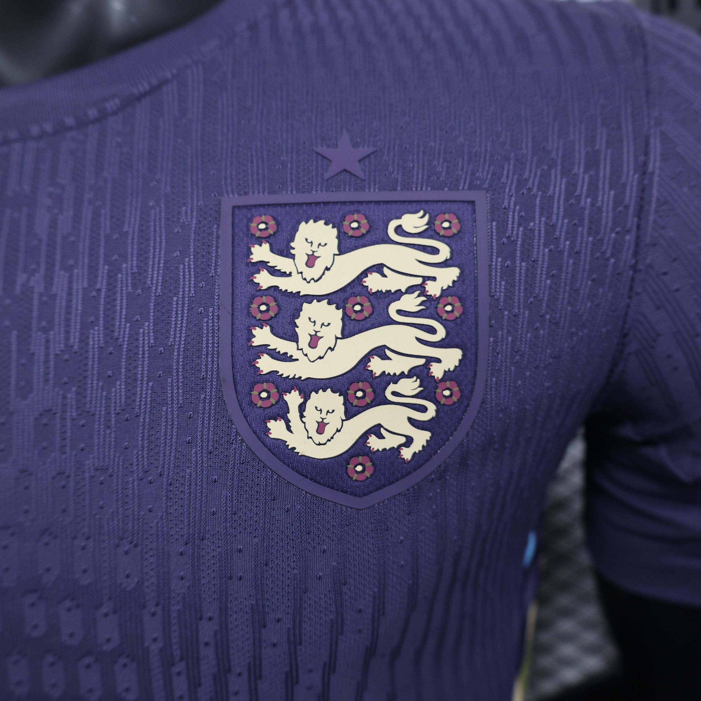 Higojerseys-England 2024 Away Stadium Jersey - Player Version