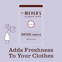 Lavender scent, Mrs. Meyer's Dryer Sheet