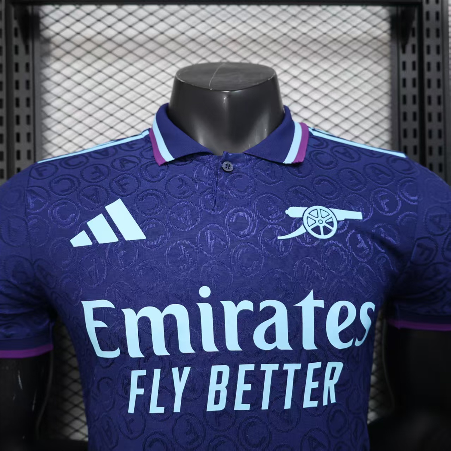 UltraTrikot-Arsenal 25-26 Deep Blue POLO Letter Pattern Special Jersey - Player Version