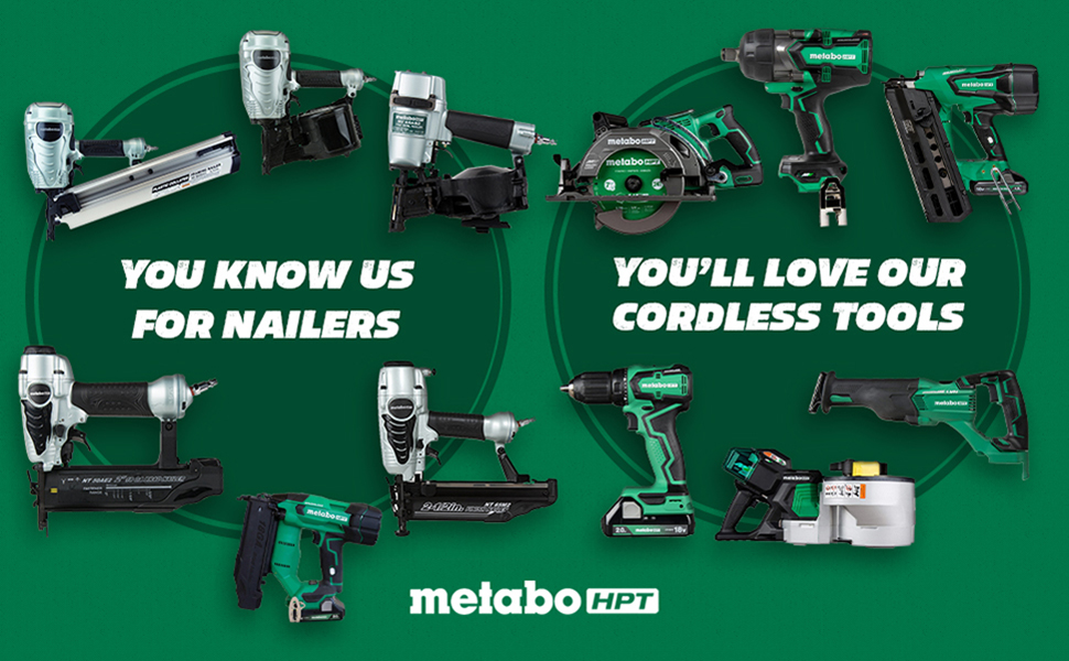 You Know Us For Nailers You'll Love Our Cordless Tools