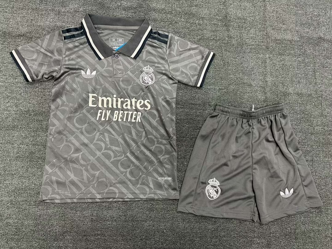 24/25 Real Madrid Third Away Football Shirt Kids Size Suit-mysite Custom Football Kit- Nextkits