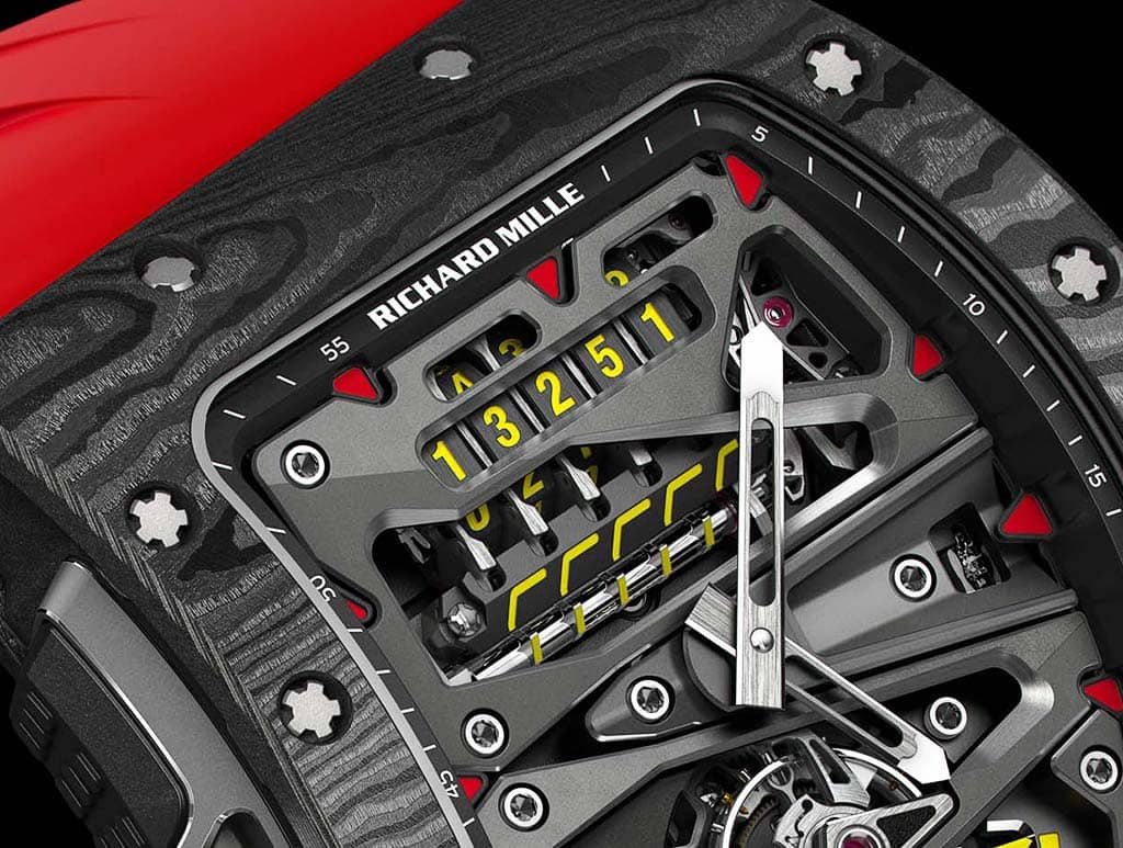 RM 70 01 dial detail