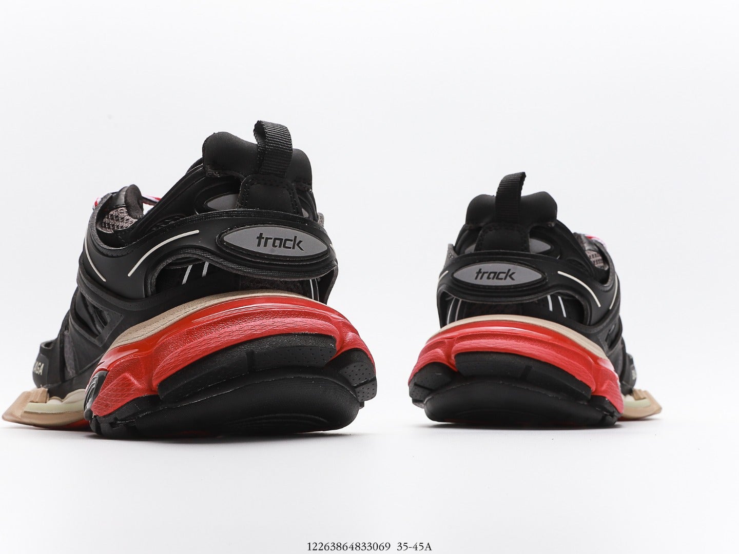 Balenciaga Track Trainer in Black Red、mysite、Cacoeks