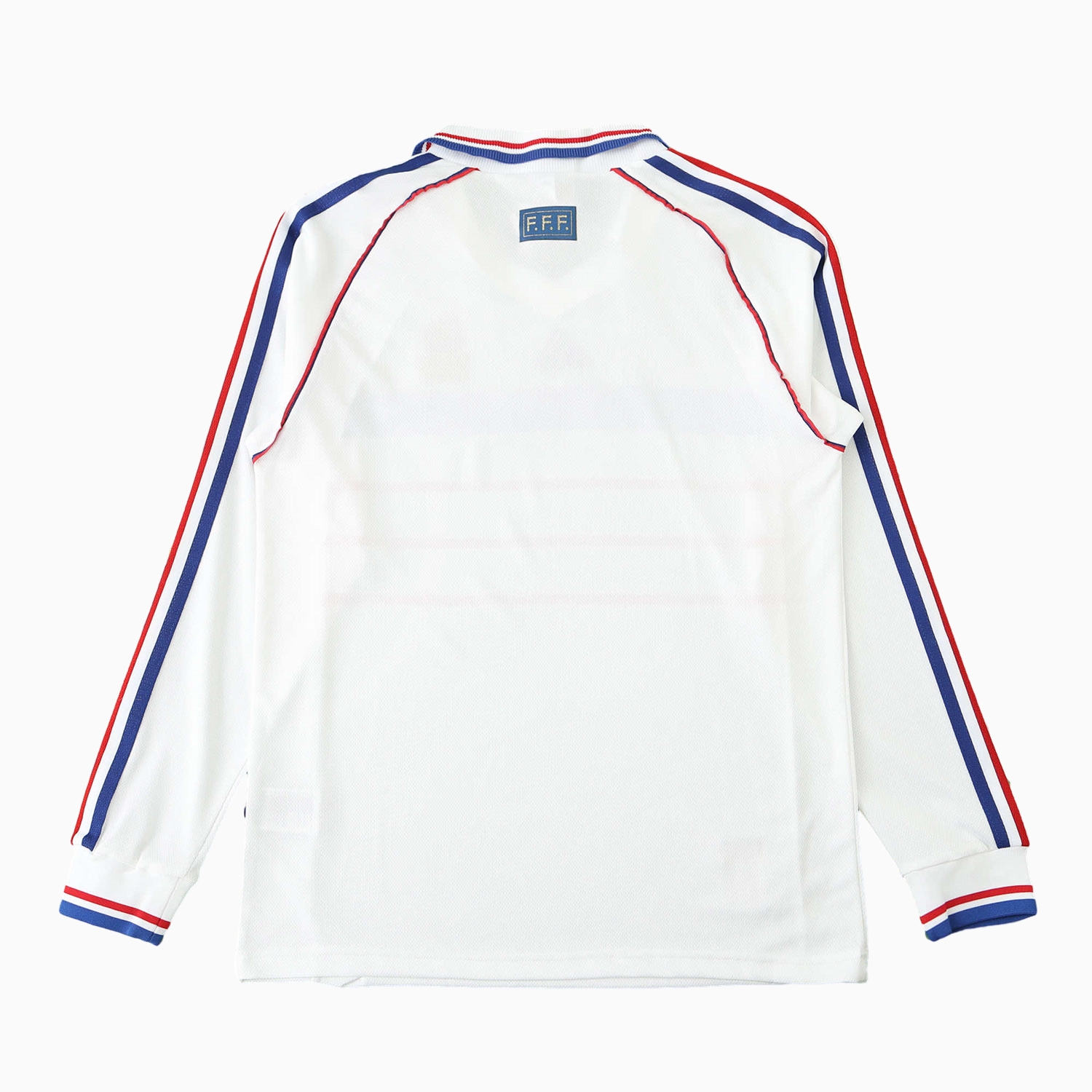 Funinjersey-Retro France 1998 Away Long Sleeves Jersey (with 1998 World Cup mark on right chest)