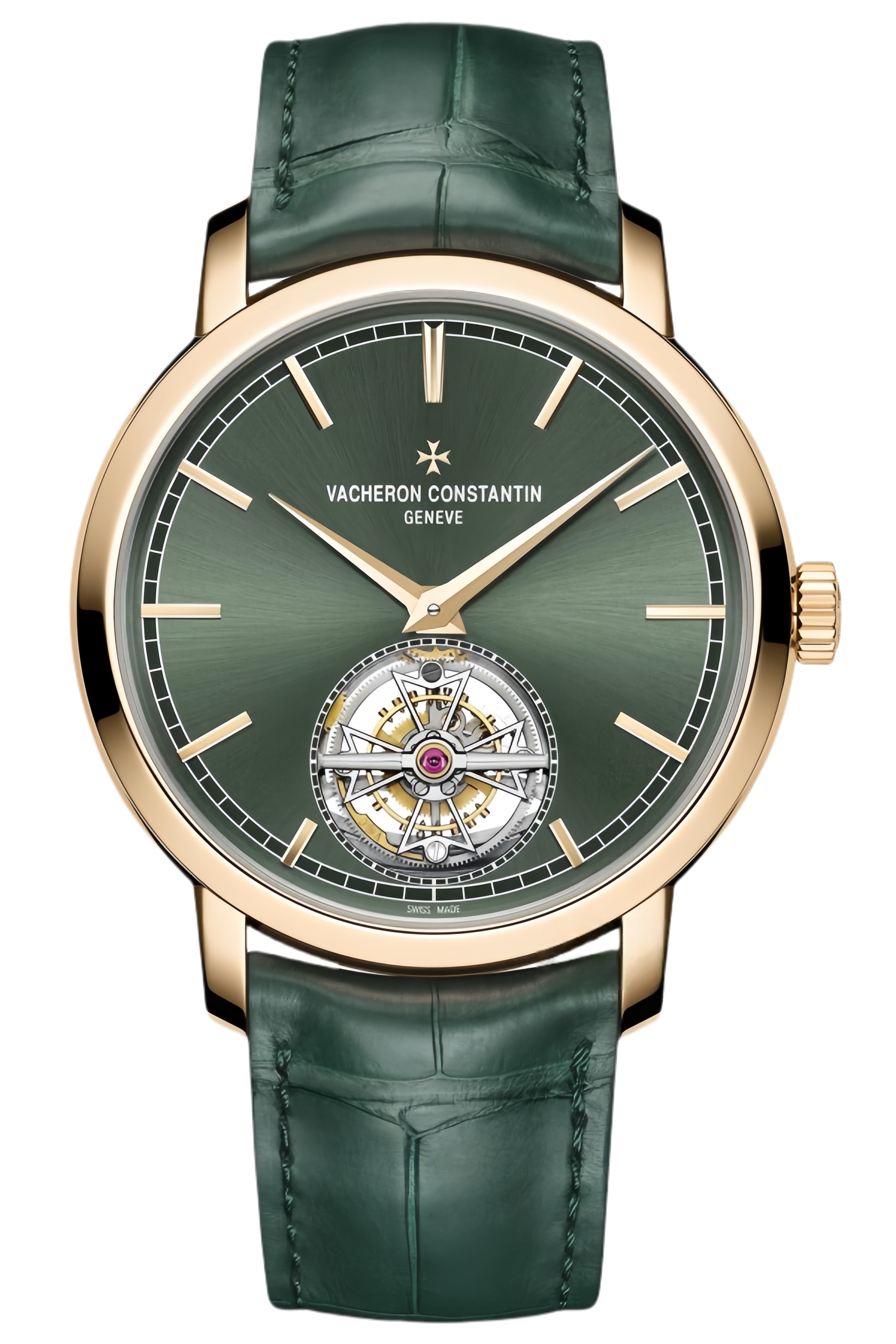Vacheron Constantin Patrimony Ref. 6000T/000R-B972 Super Clone Watch – Rose Gold Case Imperial Green Dial Replica