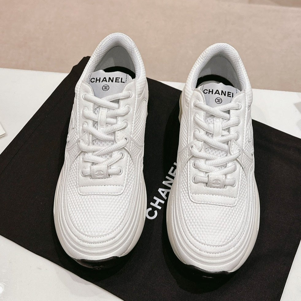 Women's White Sneaker Breathable mesh、mysite、Cacoeks