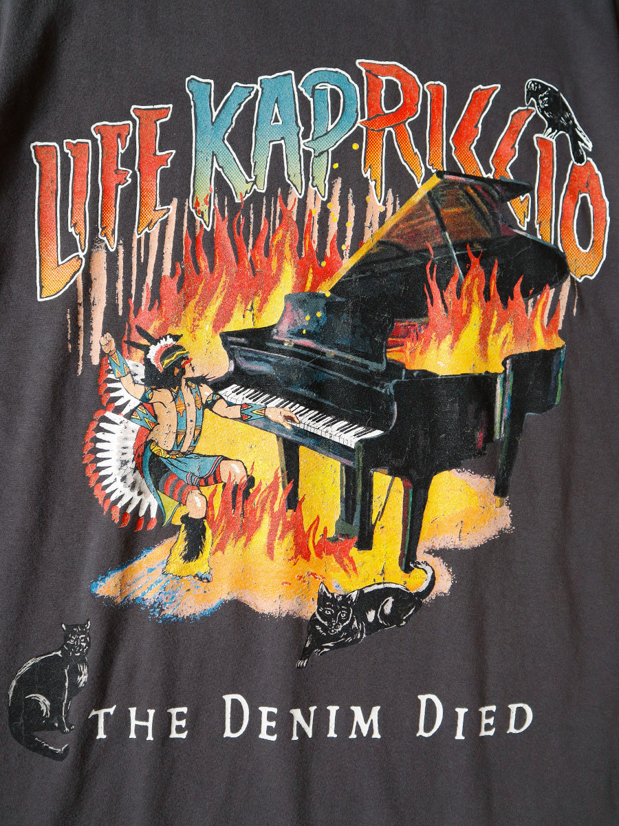 KAPITAL 20 / Jersey Crew Neck Tee ( BURNING PIANO pt )  K2503SC062 
